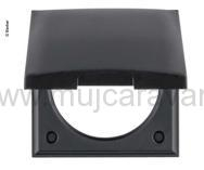 Krycí rámeček s víkem - černý