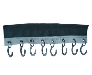 Variabilní závěsná lišta s háčky