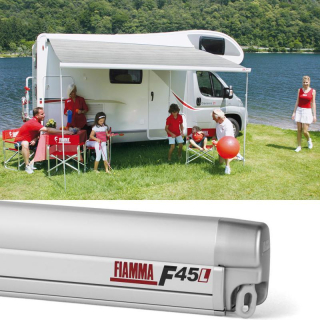 Markýza Fiamma F45 L - stříbrná