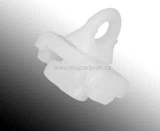 Záclonová zarážka do kolejnice, 6 ks