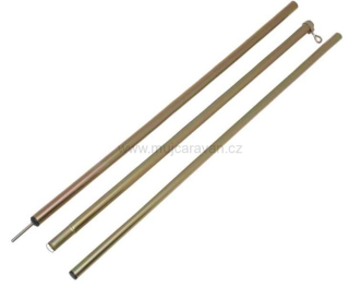 Třídílná ocelová opěrná teleskopická tyč, 160-250 cm