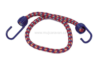 Upevňovací gumové lano s kovovými háky 60 cm