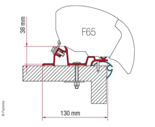 Adaptér pro F65 / F80 Kit Caravan Standard