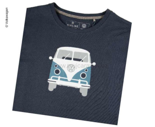 Pánské tričko 'Bulli Front' VW, tmavě modrá barva