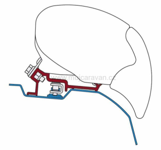 Adaptér pro F65 / F80 Fiat Ducato, Peugeot Boxer, Citroen Jumper od 7/06