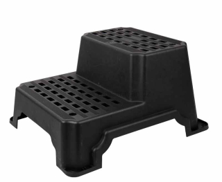 Dvojitý plastový schůdek Carbest XL