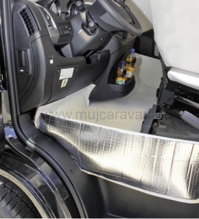Izolace prostoru nohou Fiat Ducato, Jumper, Boxer, ve formě vany