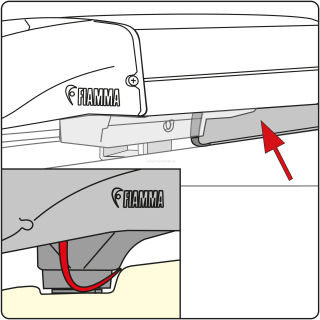 Fiamma těsnění Rain Guard F40 Van