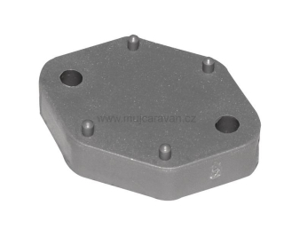 Distanční podložka k zarážce dveří šedá