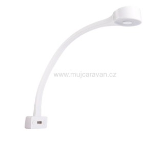 LED flexibilní bodové světlo s USB, 1,8 W, bílé