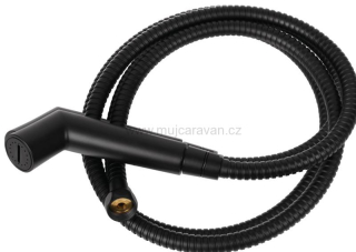 Sprchovací set s uzávěrem černý