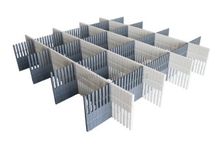 Univerzální organizér do zásuvek, šedá / antracit