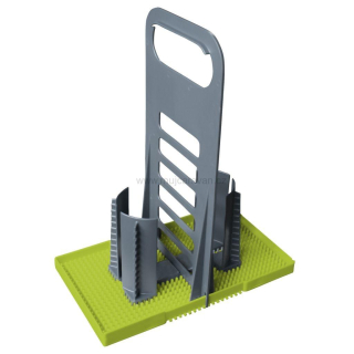 Mobilní držák lahví OELE, limetka / antracit 