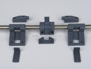 Stolová kolejnice s aretací