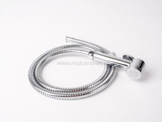 Sprchovací set s držákem a uzávěrem chrom 