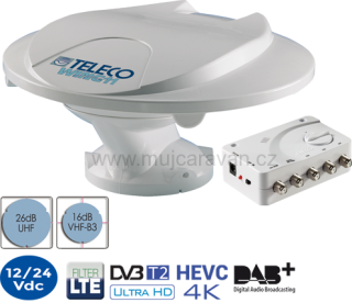 Digitální anténa 360° DVB-T Wing 11