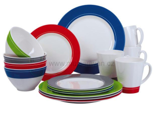 16-ti dílná sada melaminového nádobí Burano