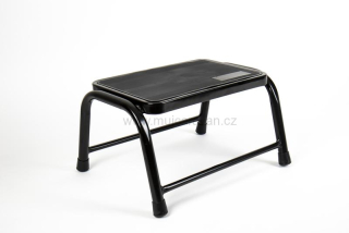 Ocelový schůdek - černý