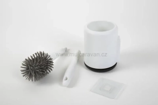 Štětka na toaletu se silikonovou hlavou