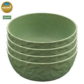 Sada 4 misek Koziol CLUB, listová zeleň