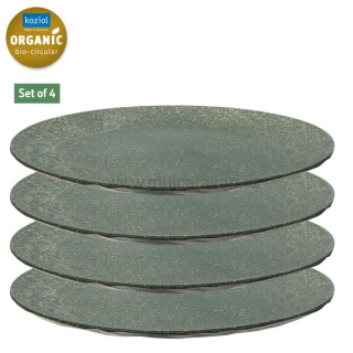 Sada 4 talířů Koziol CLUB, šedá