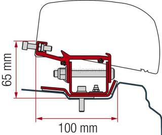 Montážní sada pro F40 Van - Renault Trafic KR