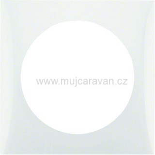 Krycí rámeček - bílá lesklá