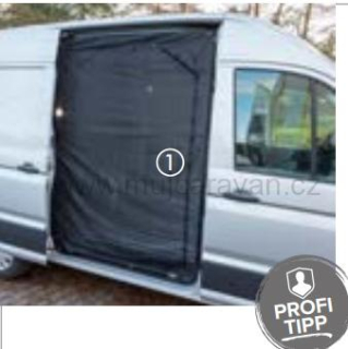 Moskytiéra do posuvných dveří pro VW Crafter od 2017