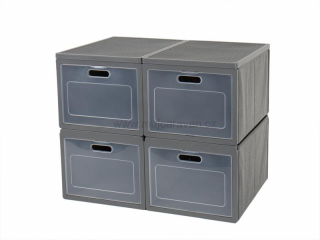 Skládací organizér, 4 boxy