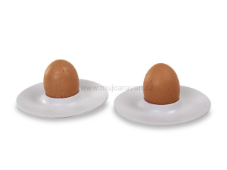 Melaminová sada kalíšků na vejce Lund - bílá