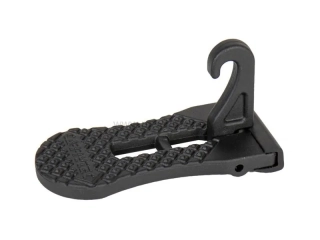 Stupátko do dveří auta se sklápěcím hákem 