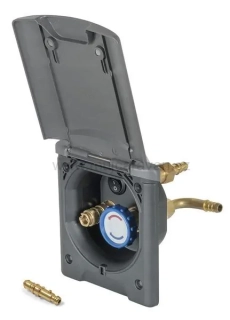 Servisní box pro venkovní sprchu černý